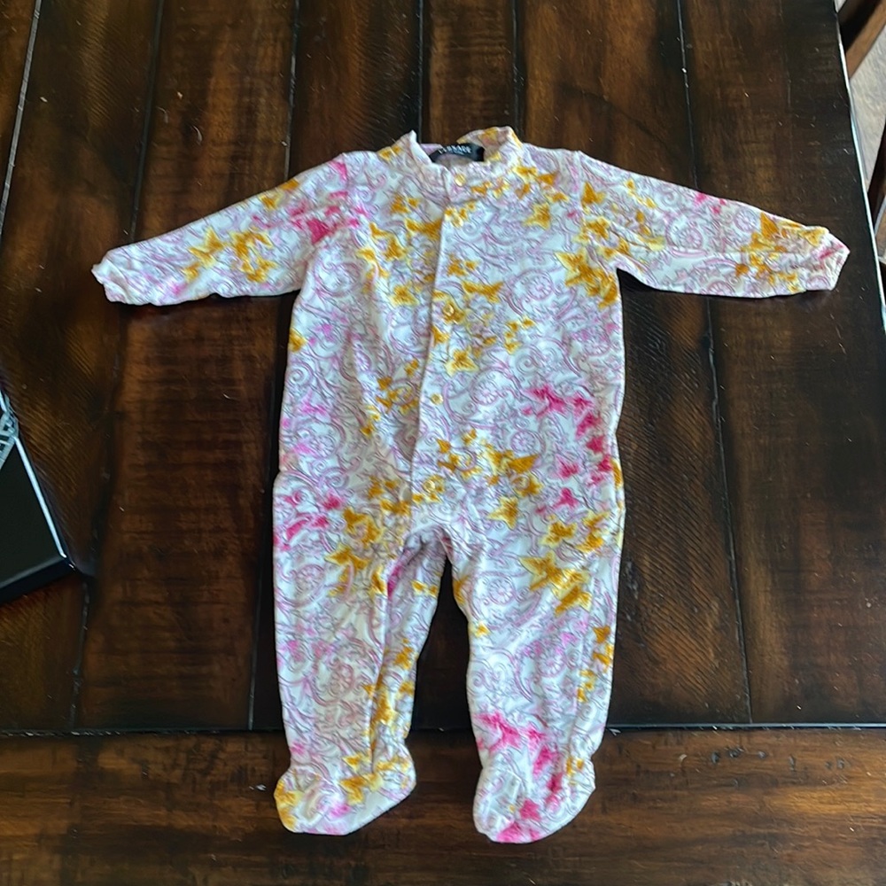 Baby Versace footie! Size 6-9 months. Box included